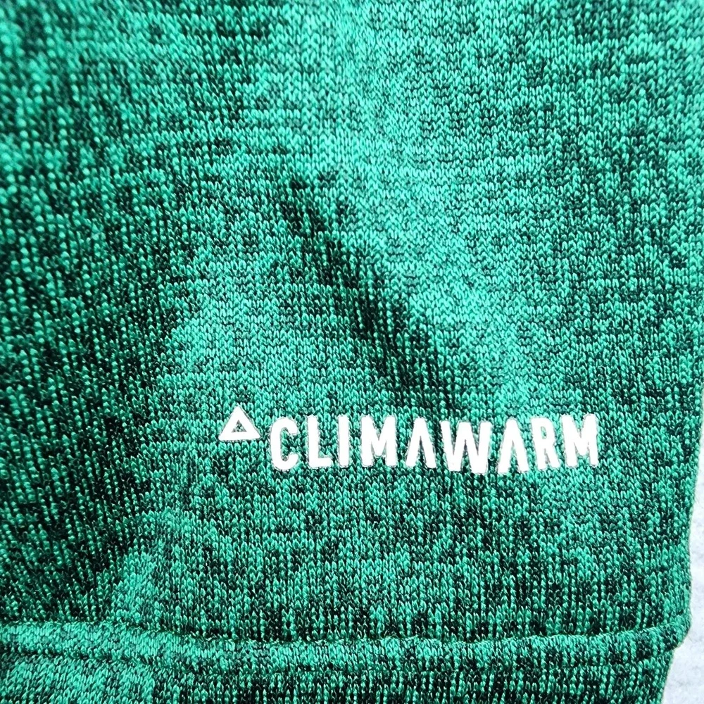 Eastern Michigan Eagles Hoodie Mens Large Green NCAA Swim Dive Adidas ClimaWarm